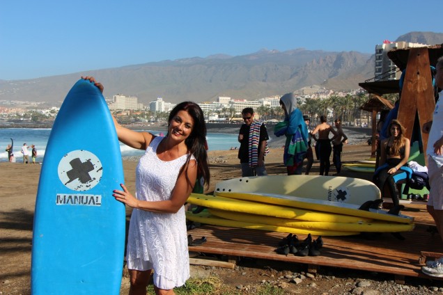 white Benetton dress and Italian shoes