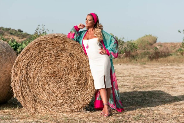 Pink Agate Crystal Necklace